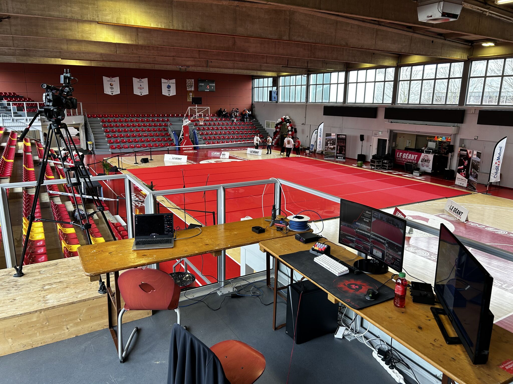 Régie de diffusion en direct du Championnat de France de Cheerleading